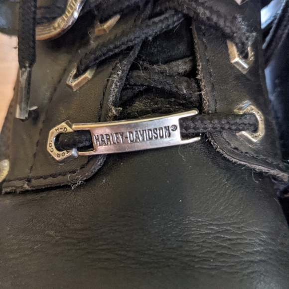 Harley Davidson Faded Glory Steel Toed Moto Boots - Picture 3 of 10